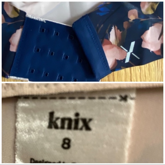 *Winter floral * sold out pattern of Knix Evolution bra. Reversible. Size 8 - Picture 8 of 13